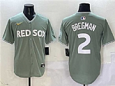 Men's Boston Red Sox #2 Alex Bregman Green 2025 City Connect Limited Stitched Jersey,baseball caps,new era cap wholesale,wholesale hats